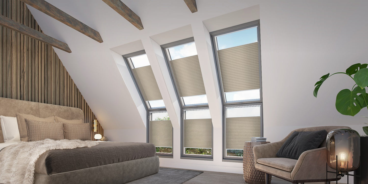 Sea-Tex® plisségardin, Ocean sand