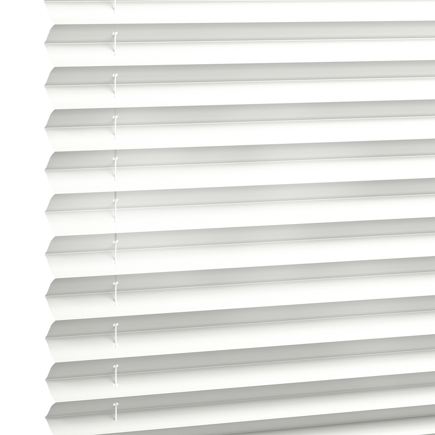 Tætvævet plisségardin, Alba hvid