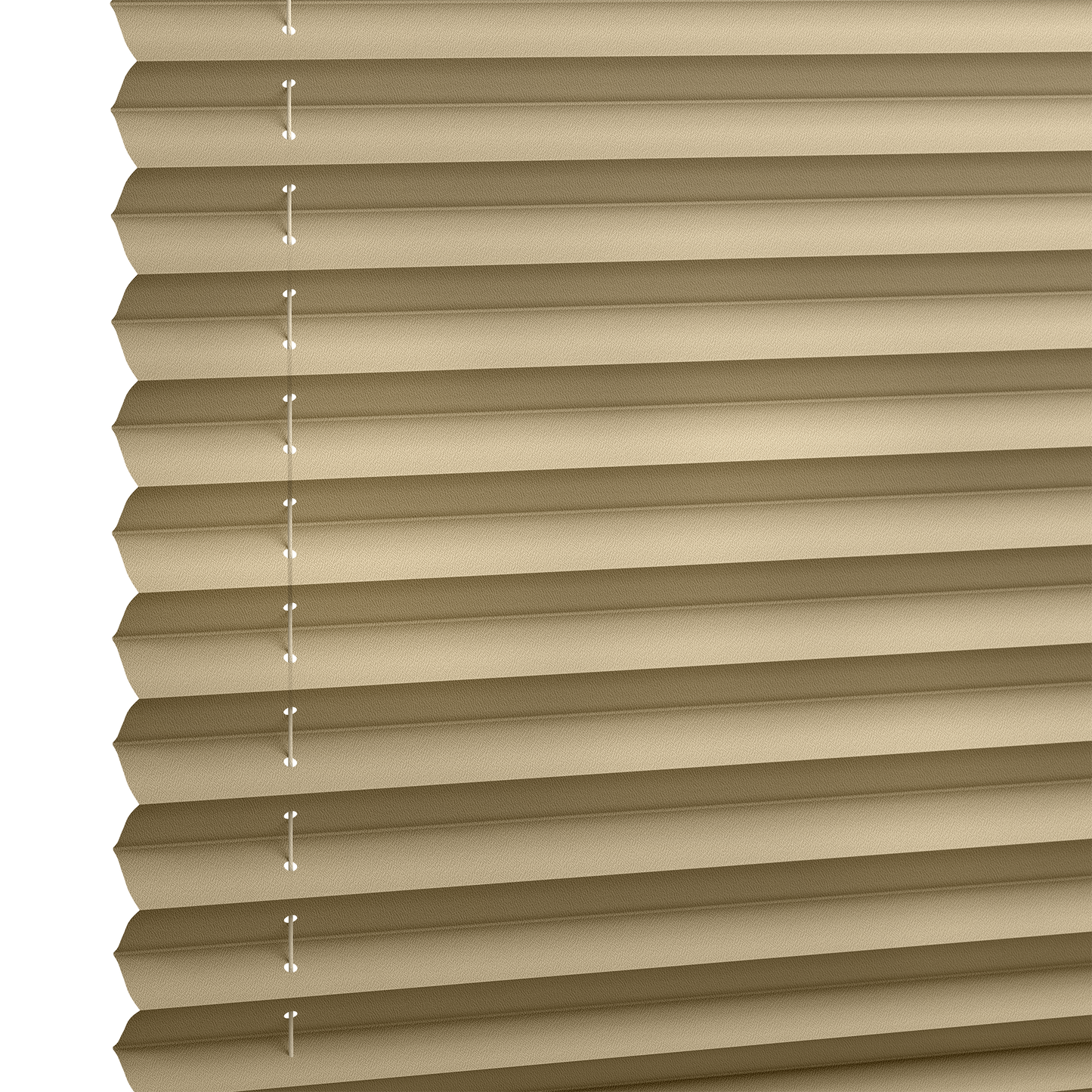 Tætvævet plisségardin, Alba sand