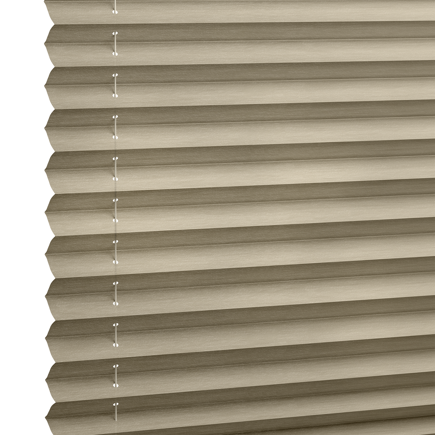 Transparent plisségardin, Charme nougat