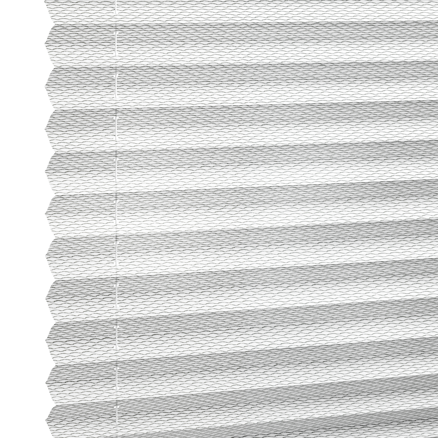 Transparent plisségardin, Corvus grå