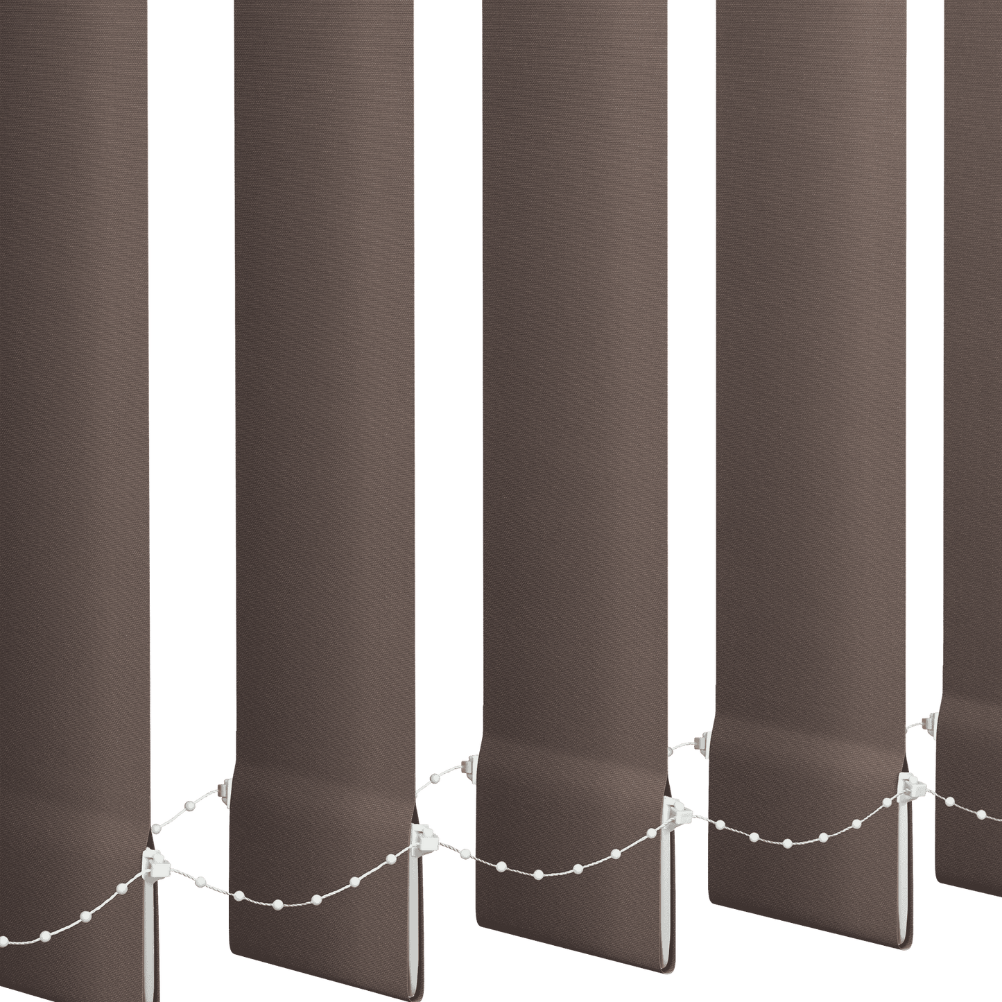 Mørklæggende lamelgardin, Gemini kakaobrun