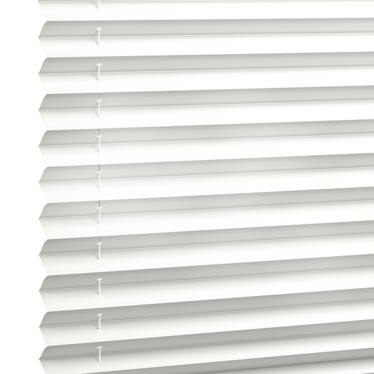 Tætvævet plisségardin, Alba optisk hvid