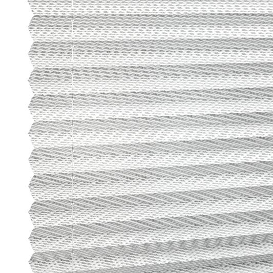 Transparent plisségardin, Corvus grå