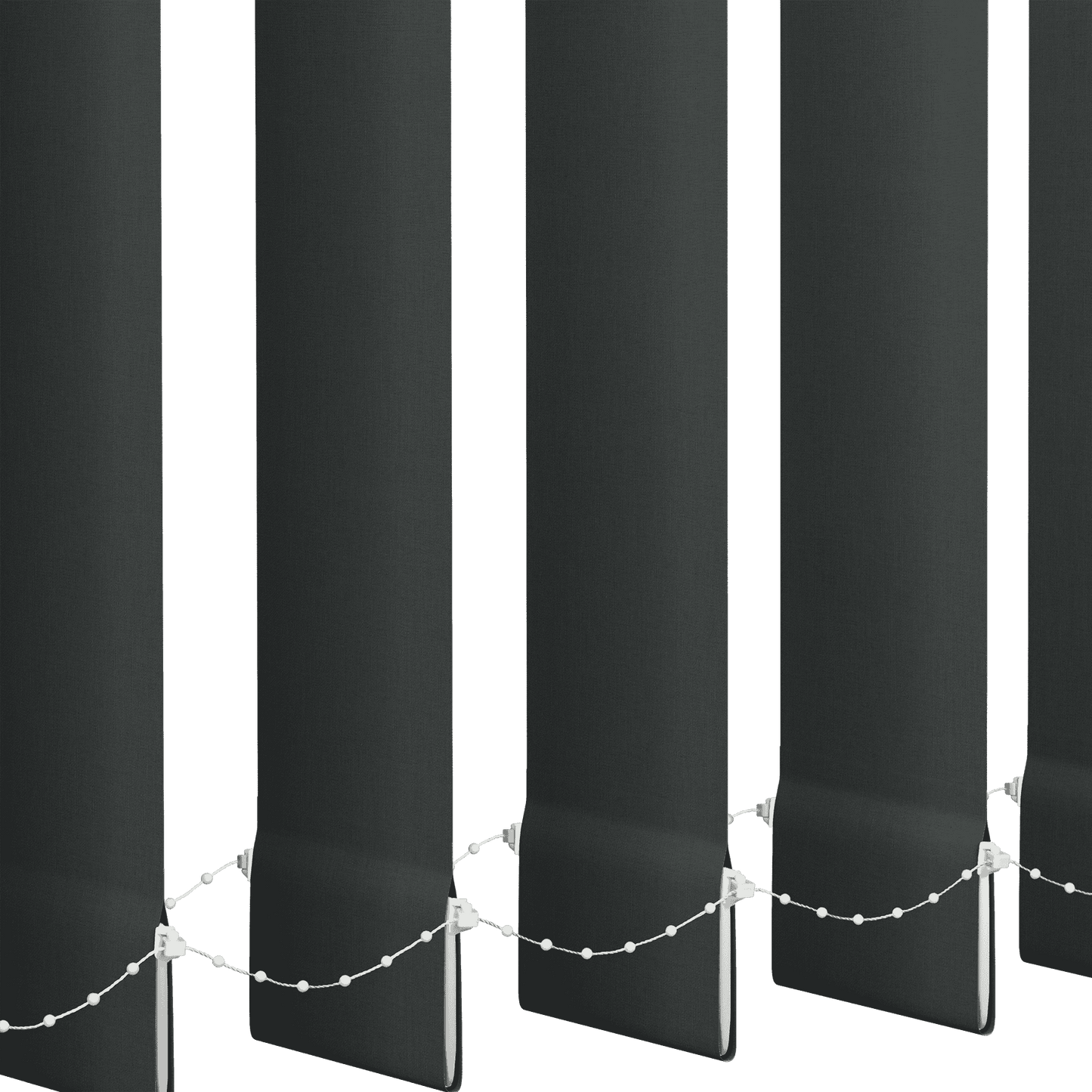 Mørklæggende lamelgardin, Gemini sort