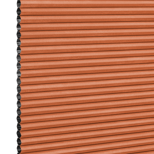 Mørklæggende Duette® gardin, Saturn koral